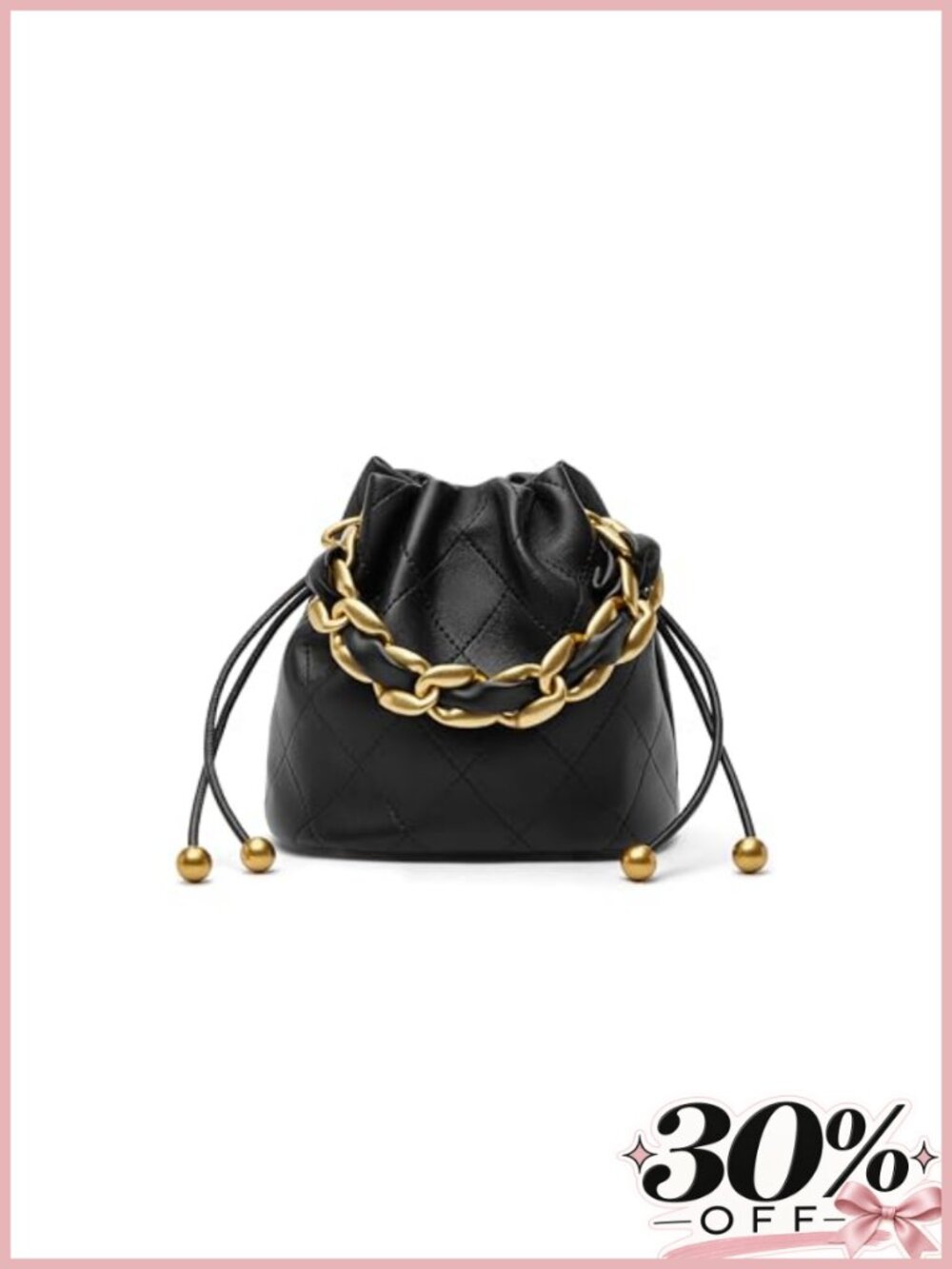 Genuine Leather Bucket Crossbody Bag Top Handle Tote Small Purse